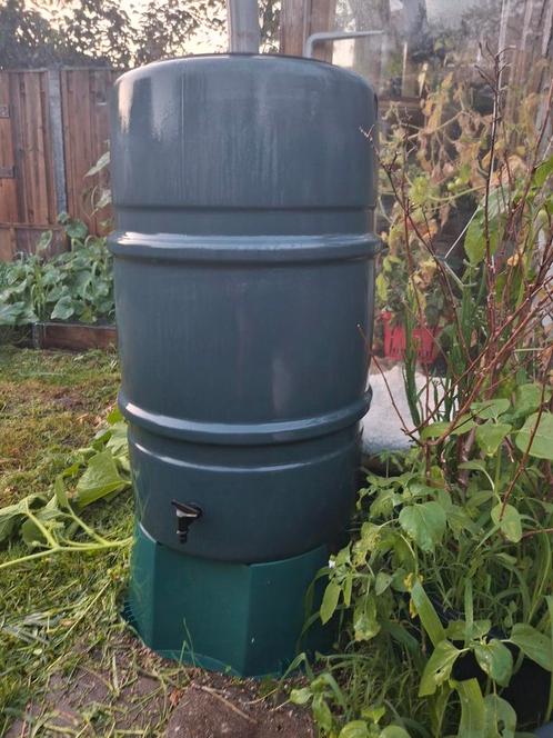 Karwei harcostar regenton met voet!, Tuin en Terras, Regentonnen, Zo goed als nieuw, Kunststof, 150 liter of meer, Ophalen