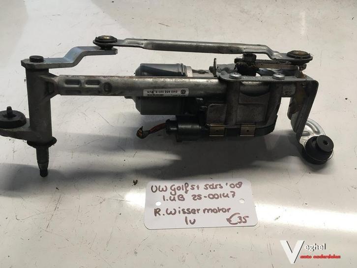 Vw Golf 5 plus 5drs 1.4 B 2008 2500147   Ruitenwissermotor L, Auto-onderdelen, Ruiten en Toebehoren, Gebruikt, Ophalen of Verzenden