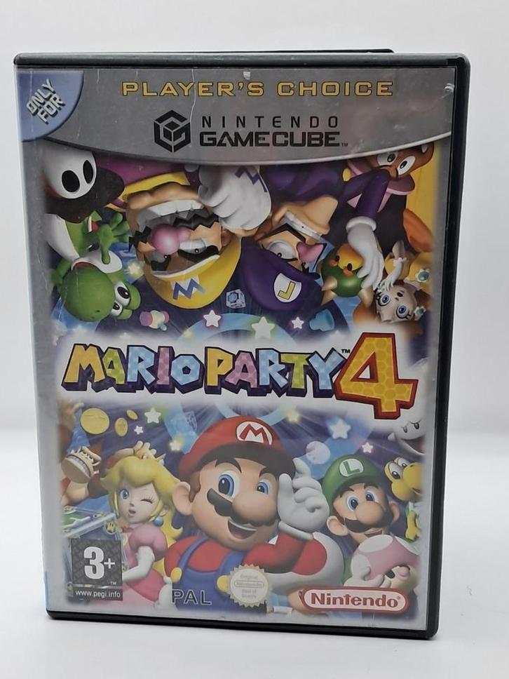 Nintendo gamecube mario party 4, Spelcomputers en Games, Games | Nintendo GameCube, Zo goed als nieuw, Avontuur en Actie, 1 speler