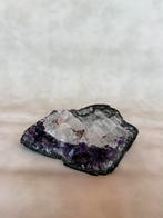 Amethist & Calciet – natuurlijke harmonie (179g), Ophalen of Verzenden, Mineraal