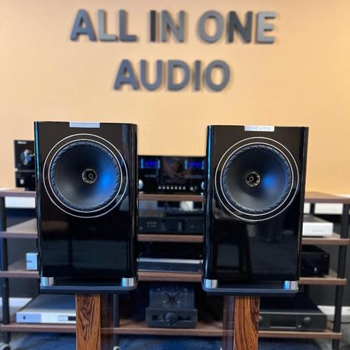 FYNE AUDIO F-701 speakerset zwart occassion, Audio, Tv en Foto, Luidsprekers, Zo goed als nieuw, Front, Rear of Stereo speakers