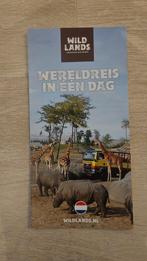 Wildlands Emmen dierentuin Folder, Ophalen of Verzenden