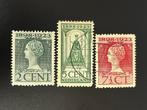 i6-121 Nederland 1923 NVPH 121tm 123 - gestempeld, Postzegels en Munten, Ophalen of Verzenden, T/m 1940, Gestempeld