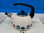 Vintage Boch Belgium boerenbont Waterketel fluitketel, Gebruikt, Boch, Ophalen of Verzenden, Dmaivp@gmail.com