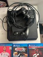 PS4 met 4 games, Spelcomputers en Games, Spelcomputers | Sony PlayStation 4, Met 2 controllers, Ophalen of Verzenden, Original