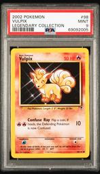 Vulpix 2002 Pokemon kaart (Legendary collection) PSA 9!, Hobby en Vrije tijd, Verzamelkaartspellen | Pokémon, Nieuw, Ophalen of Verzenden
