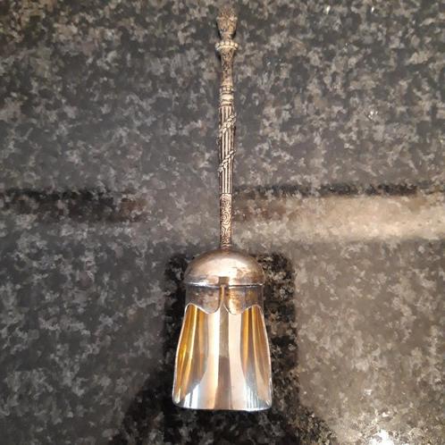 Vintage suikerschep, 11,5 cm lang, verzilverd, Antiek en Kunst, Antiek | Bestek, Ophalen of Verzenden