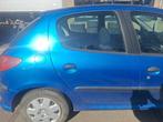 Portier 4Deurs rechts-achter van een Peugeot 206 (KMF), Gebruikt, -, -, -