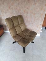 Fauteuil Daan - Olijfgroen - Zo goed als nieuw, Huis en Inrichting, Fauteuils, Ophalen, 75 tot 100 cm, Zo goed als nieuw, Metaal