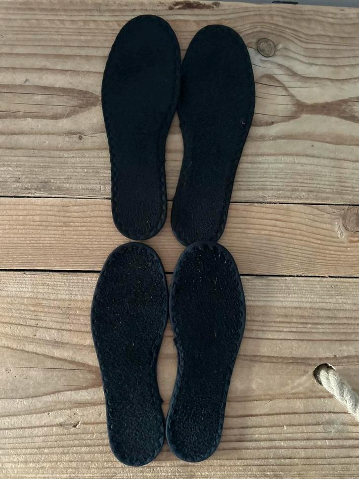 2 paar zwarte badstof inlegzooltjes maat 20 & 21, Kinderen en Baby's, Kinderkleding | Schoenen en Sokken, Nieuw, Overige typen