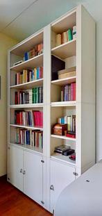 Wandmeubel wit - gedemonteerd, Ophalen, Overige materialen, Gebruikt, 200 cm of meer