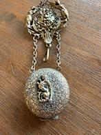 Antieke zakhorloge chatelaine (2), Sieraden, Tassen en Uiterlijk, Antieke sieraden, Verzenden