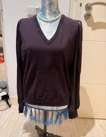 Studio Anneloes trui aubergine Wendey pullover beschikbaar voor biedingen