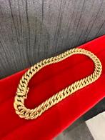 Prachtige 14 karaats gouden cuban armband, Ophalen of Verzenden, Goud