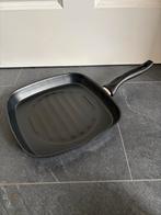 Grillpan 27 x 27 cm, Huis en Inrichting, Keuken | Potten en Pannen, Gebruikt, Keramische plaat, Aluminium, Ophalen of Verzenden