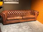Chesterfield Bendic Balmoral 4-zits Bank Zgan, Goor, Klassiek, Zo goed als nieuw, Rechte bank