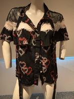 Sandro blouse met kant maat 3. M, Maat 38/40 (M), Zwart, Sandro, Ophalen of Verzenden