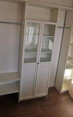 Ikea Billy boekenkast met vitrine deuren en opzetstuk, Huis en Inrichting, Ophalen, 200 cm of meer, 50 tot 100 cm, 25 tot 50 cm