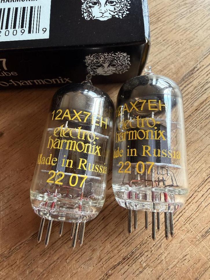 Electro-Harmonix 12AX7 matched pair, Audio, Tv en Foto, Buizenversterkers, Buis of Buizen, Verzenden