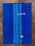 Alfa Romeo 75 folder 1986 22 pag., Alfa Romeo, Nieuw, Ophalen of Verzenden, Alfa Romeo