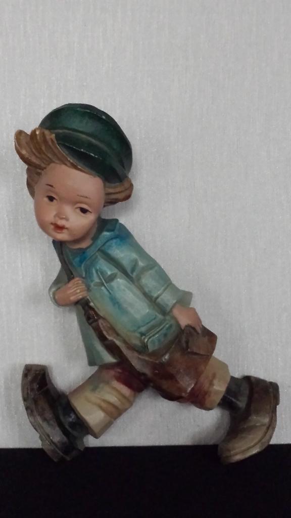 Venloos Keramiek G.L.V. <> Wanddecoratie POSTBODE, jaren '70, Verzamelen, Beelden en Beeldjes, Gebruikt, Mens, Ophalen of Verzenden