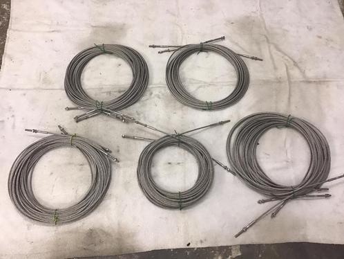RVS staalkabel met uiteinden, M8, voor balustrade., Doe-het-zelf en Verbouw, IJzerwaren en Bevestigingsmiddelen, Nieuw, Overige typen