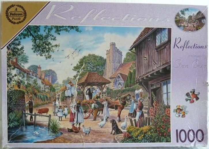 Puzzel 1000 stukjes Falcon, Hobby en Vrije tijd, Denksport en Puzzels, Gebruikt, Legpuzzel, 500 t/m 1500 stukjes, Ophalen of Verzenden