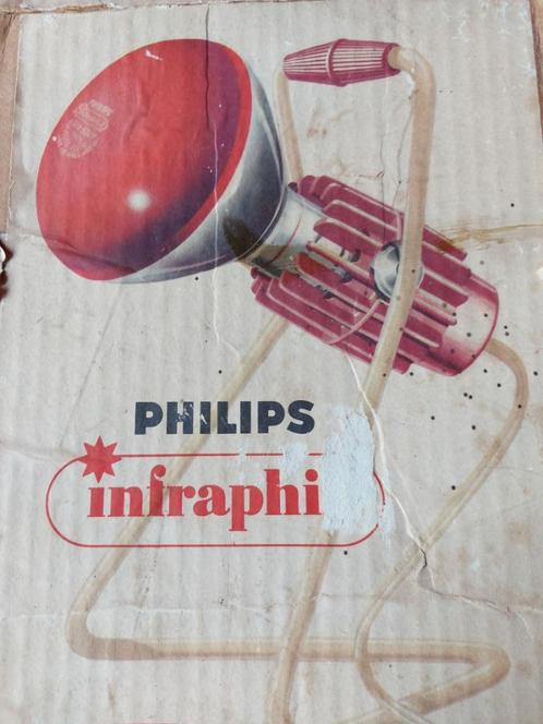 Philips Infraphil warmtelamp, Antiek en Kunst, Curiosa en Brocante, Ophalen of Verzenden