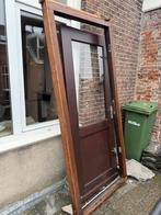 Kozijn inclusief deur, Doe-het-zelf en Verbouw, Kozijnen en Schuifpuien, Gebruikt, Deurkozijn, 150 tot 225 cm, Inclusief glas