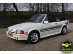 Ford Escort Cabrio 1.6 XR3 Inj. met unieke km-stand, Oldtime, Auto's, Oldtimers, Cabriolet, 4 stoelen, Wit, Bedrijf