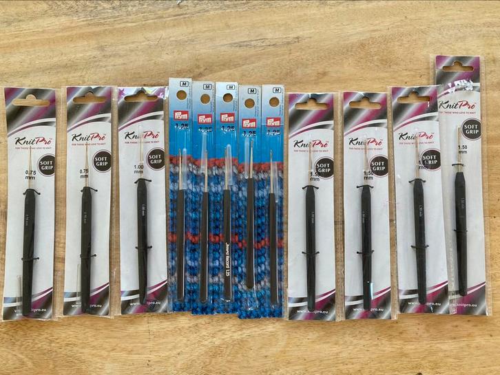 Dunne haaknaalden mt 0,75-1,5 mm - voor het fijne werk pr/st, Hobby en Vrije tijd, Breien en Haken, Nieuw, Breien of Haken, Wol of Garen