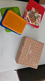 Glazen ovenschotel set 4 stuks met deksel vd postcodeloterij, Ophalen