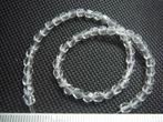 55 glas facet kralen 4mm. transparant, Hobby en Vrije tijd, Kralen en Sieraden maken, Ophalen of Verzenden, Nieuw, Kraal
