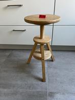 Houten draaikruk, Huis en Inrichting, Krukjes, Ophalen of Verzenden, Zo goed als nieuw, Hout