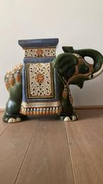 Vintage olifant planten standaard tafeltje keramiek, Ophalen of Verzenden