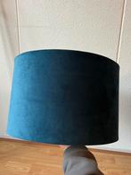 Petrol Kleurige Velvet Lampenkap, Ophalen, 25 tot 50 cm, Blauw, Rond