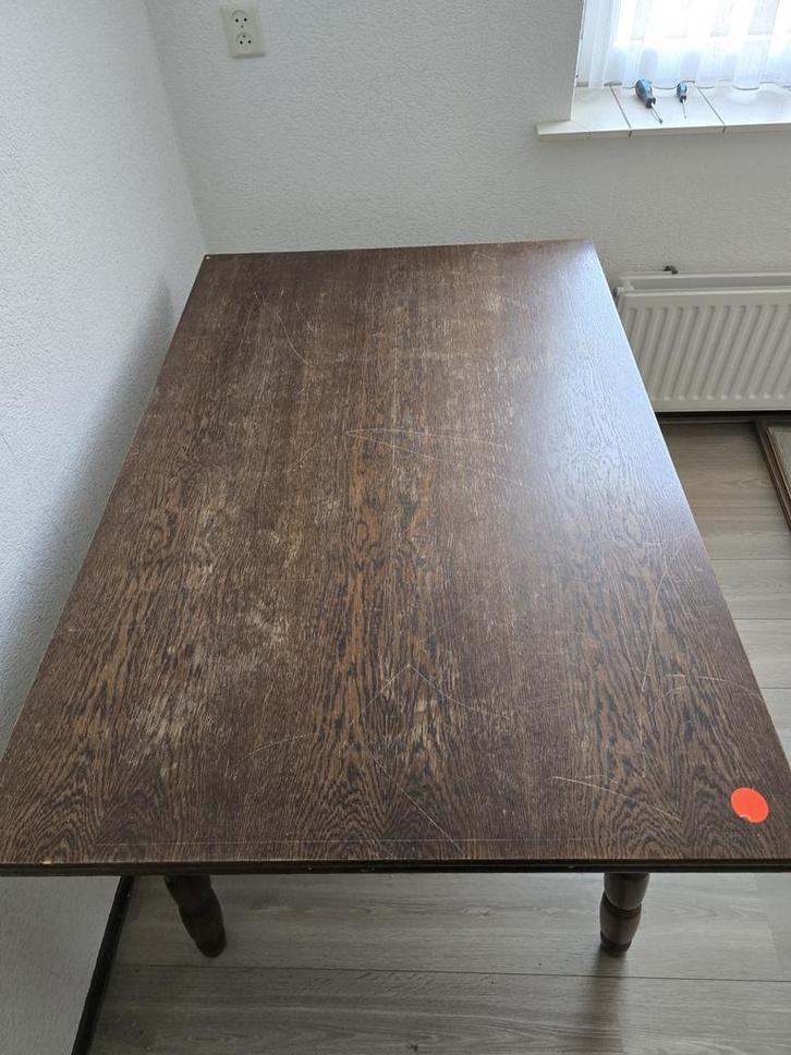 Uitschuifbare Eettafel, Huis en Inrichting, Tafels | Eettafels, Gebruikt, 100 tot 150 cm, Vier personen, Rechthoekig, Eikenhout