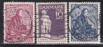 98 - Denemarken michel 247/249 gestempeld , 100 beschikbaar voor biedingen
