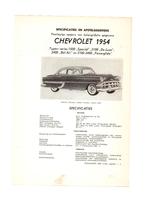 Olyslager Chevrolet 1954 (voorlopige uitgave), Ophalen of Verzenden