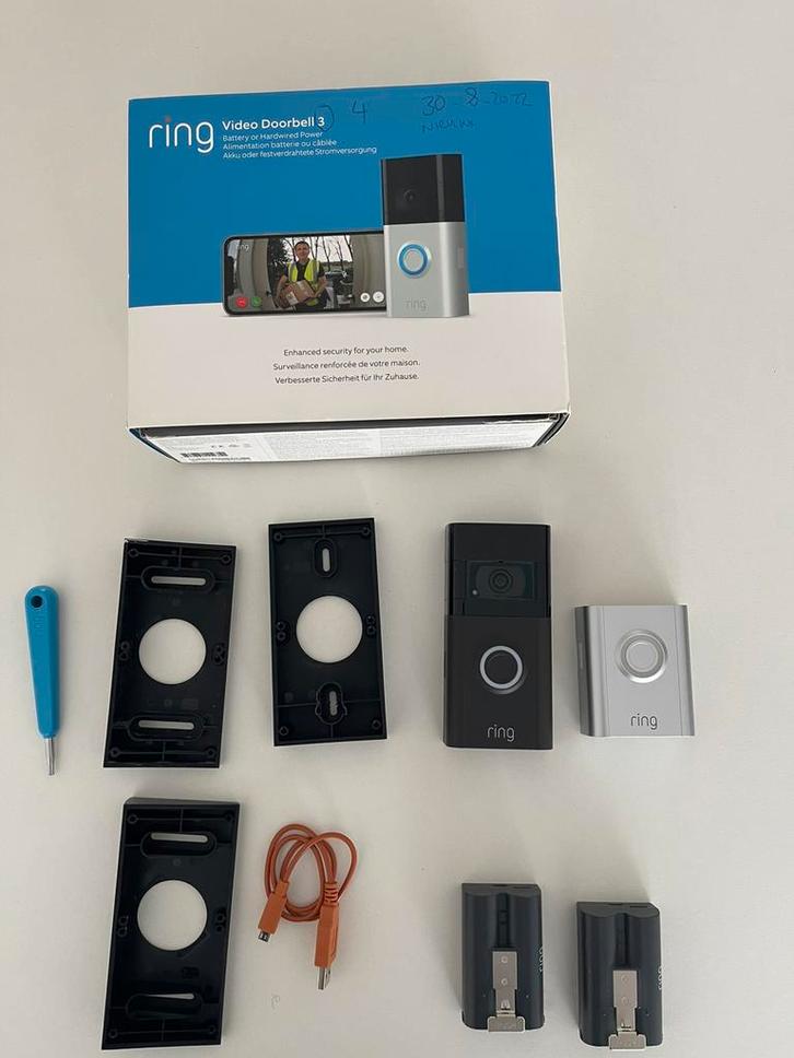 Ring Doorbel 3, Huis en Inrichting, Deurbellen, Zo goed als nieuw, Ophalen of Verzenden
