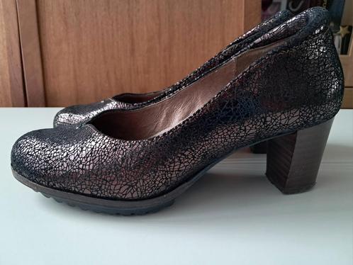 Zeer mooie leren metallic Pumps van SOFTWAVES Maat 37, Kleding | Dames, Schoenen, Zo goed als nieuw, Pumps, Bruin, Ophalen of Verzenden