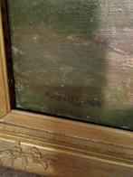 A vd Heijden olieverfschilderij molen, Antiek en Kunst, Ophalen