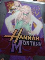 Hannah Montana Eenpersoons Dekbedovertrek, Meisje, Ophalen of Verzenden, Zo goed als nieuw, Paars