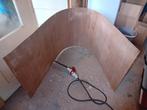 Buigtriplex 2440x740x5,5mm, Doe-het-zelf en Verbouw, Platen en Panelen, Ophalen, Gebruikt