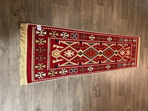 SALE!! Vloerkleed-60x200-Loper-Kelim-Dubbelzijdig, Huis en Inrichting, Stoffering | Tapijten en Kleden, Nieuw, Rechthoekig, Ophalen of Verzenden