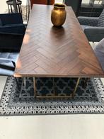 Dutchbone brown class dining table 220x90, 200 cm of meer, 50 tot 100 cm, Rechthoekig, Zo goed als nieuw