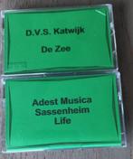 2x Cassette bandjes. DVS Katwijk, Adest Musica Sassenheim, Ophalen, Gebruikt, 2 t/m 25 bandjes, Origineel