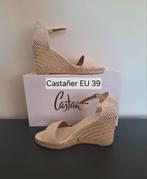 Castañer sleehak espadrilles crème wit – maat 39, Wit, Nieuw, Ophalen of Verzenden, Espadrilles of Moccasins