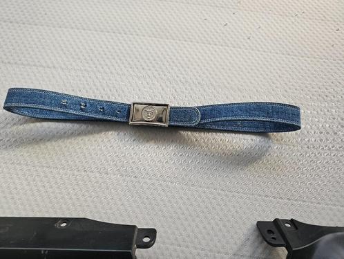 Versace Riem Spijkerstof, Kleding | Dames, Riemen en Ceinturen, Zo goed als nieuw, Tailleriem, 90 tot 100 cm, 3 tot 5 cm, Overige kleuren