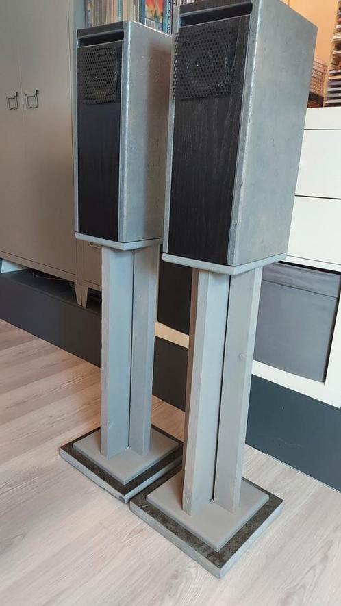 Mini TL-luidsprekers (met Mission CP-10X), Audio, Tv en Foto, Luidsprekers, Gebruikt, Front, Rear of Stereo speakers, Minder dan 60 watt